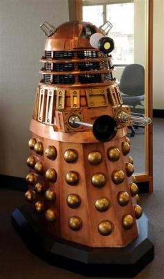 A Dalek occupies part of Jonathan Usher's  office.