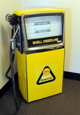 Jonathan Usher bought this retro Shell Diesoline fuel pump when he took over the running of six...