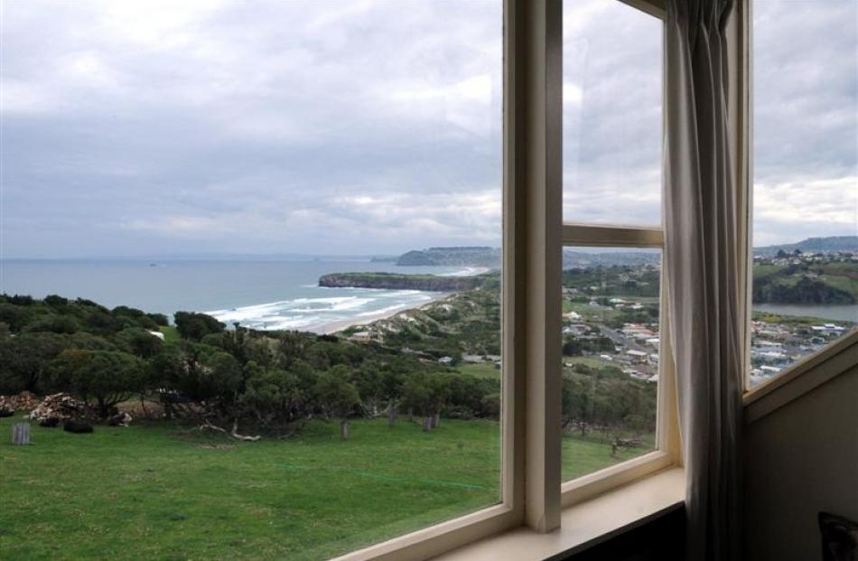 The church has a commanding view of the coastline.