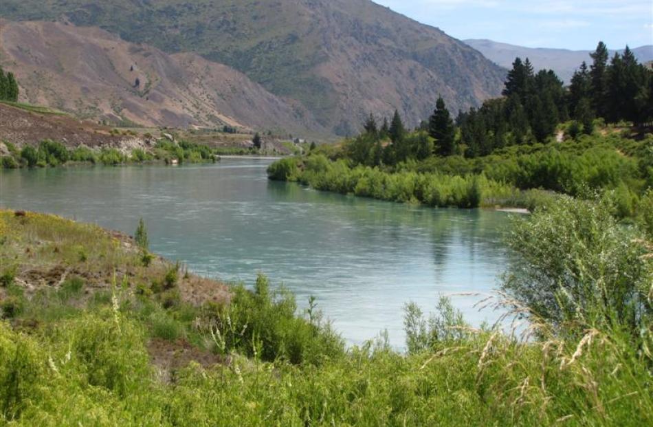 The Kawarau River, Bannockburn.