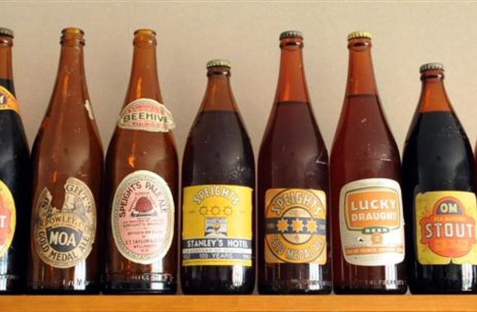 Moffat's Otago brewery collection includes vintage bottles still with their original contents.