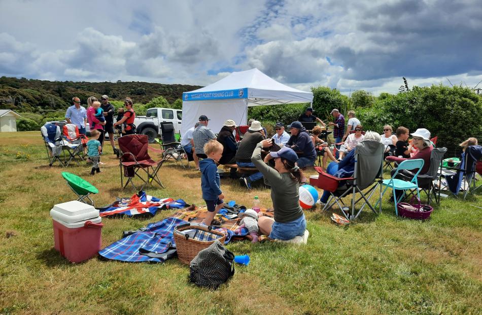 The Nugget Point Fishing Club annual picnic at Willsher Bay domain on December 28. PHOTO: MARILYN...