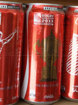 Special edition cans, like the one marking the Rugby World Cup, boost the array.