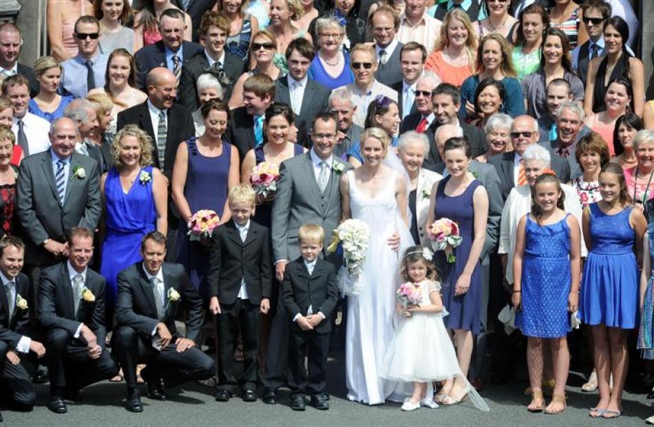 More than 100 guests attended the wedding of cyclist Alison Shanks and her coach Craig Palmer at...