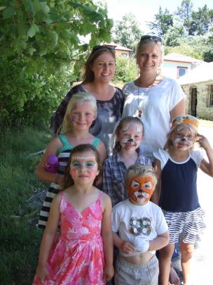 Front: Milly (5) and Wade (2) McAtamney, of Omakau; middle: Bridget Malcolm (8), of St Bathans,...