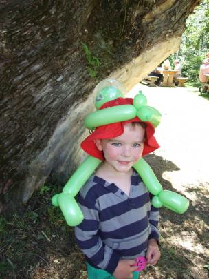 Mitchell Atkinson (3), of Dunedin.