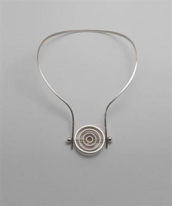 Stirling silver necklace, 1970, private owner