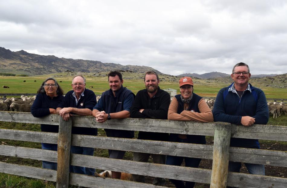 Matangi Station owners, the Sanders family (from left) Mary-Liz, John, Tony, Mark, Helen and...