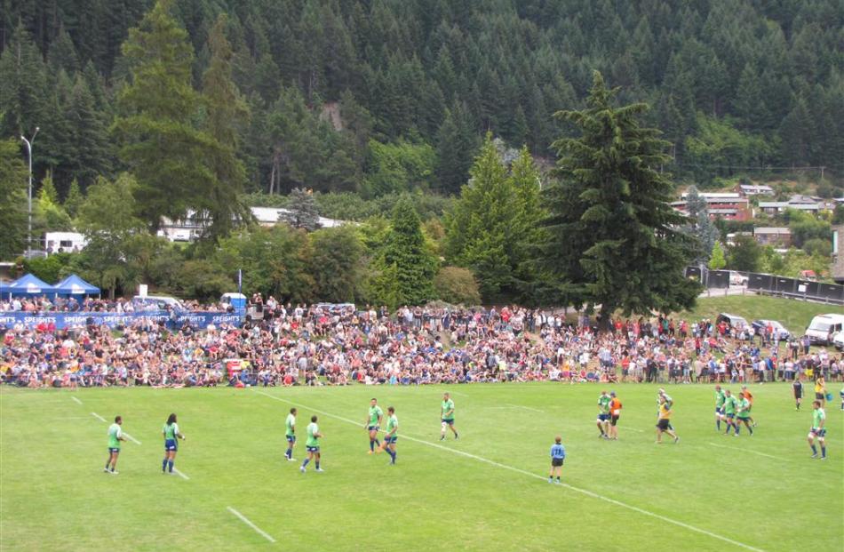 The crowd enjoys the game. Photo by Tracey Roxburgh