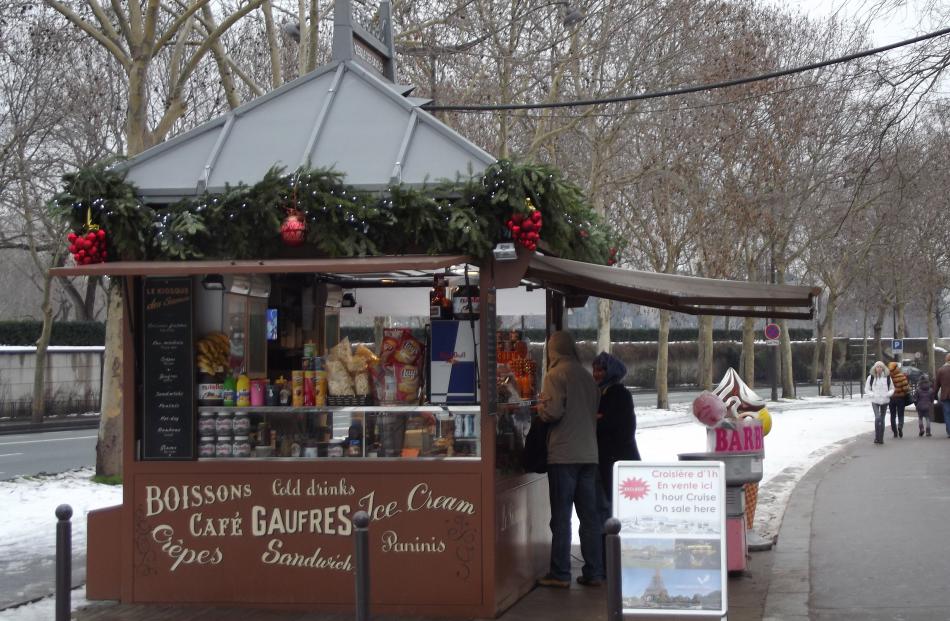 Waffles on the Seine.