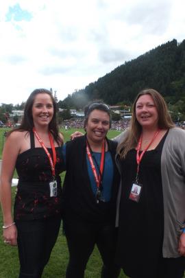 Donna Johnston of Queenstown, Heidi Renata of Dunedin, and Victoria Haydon of Wanaka.