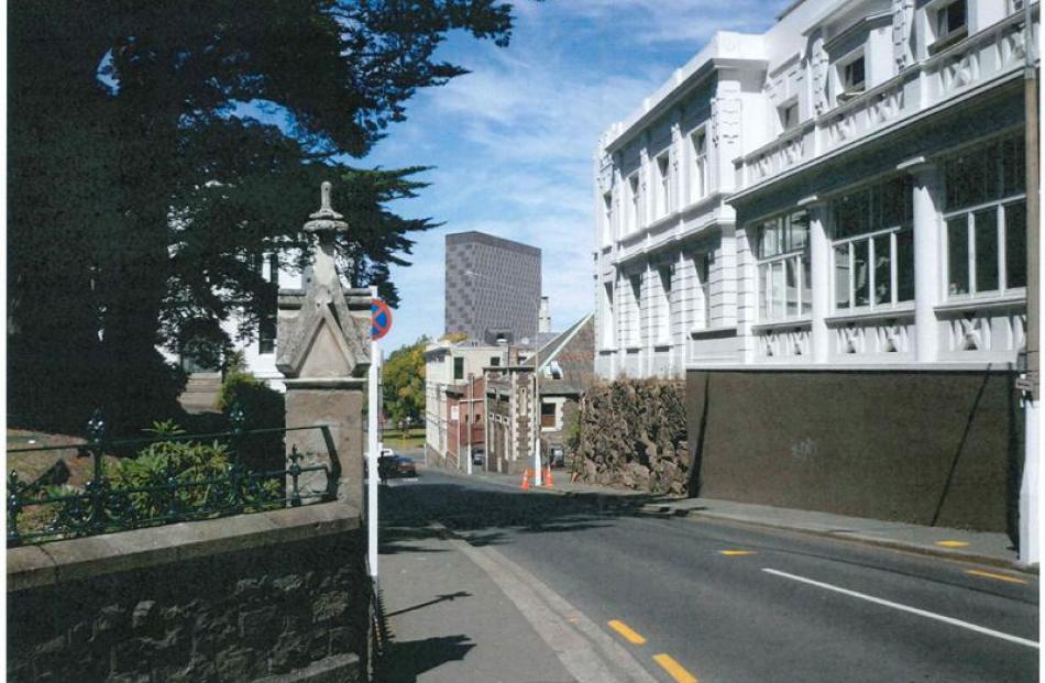 New computer-generated images show what the addition of the 28-storey hotel would do to the view...