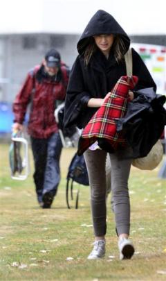 Sophie Peat (21) leaves without seeing a ball bowled in the first test between New Zealand and...