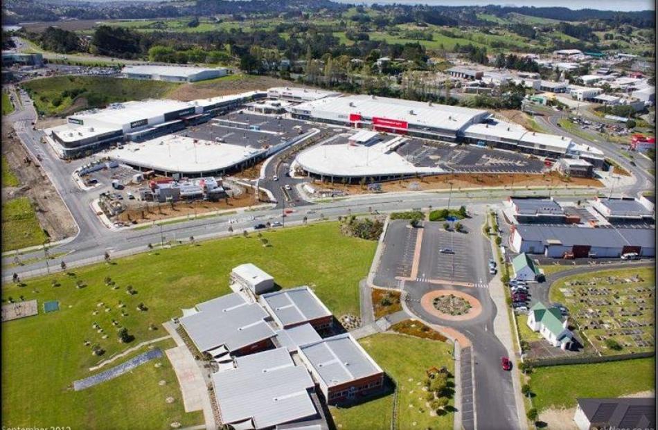 The Silverdale retail mall in Auckland, built by Naylor Love.
