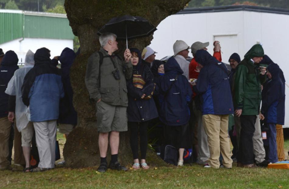 People try to find shelter where-ever they can on day 1.