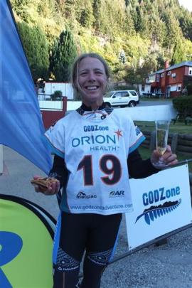 Wanaka resident Jo Williams, of Team Magellan, was ecstatic  to be back in Queenstown, and...
