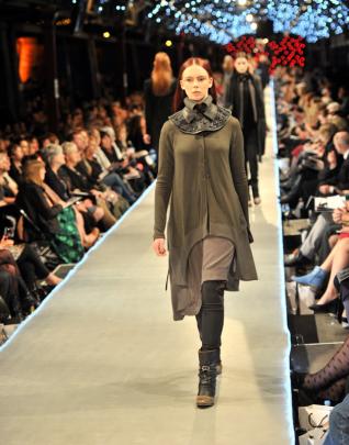 Collars and capes are a strong feature of the winter collection by  Mild-Red.