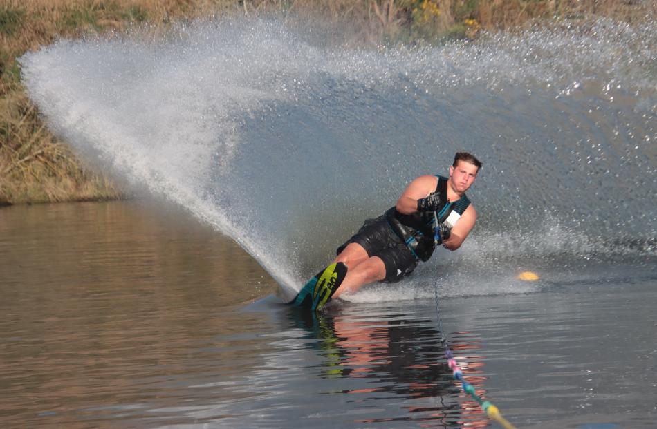 Jonty Light (John McGlashan) competes at the Otago-Southland secondary schools waterskiing...