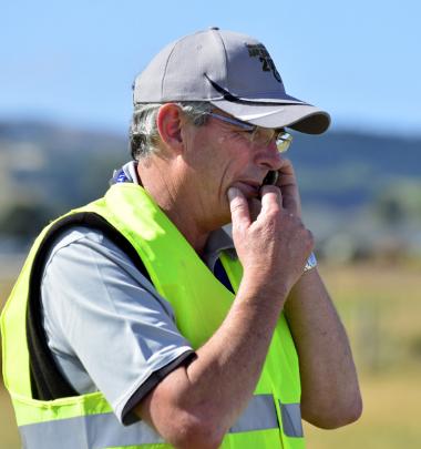 The plane's owner, Richard Small of Hamilton, reacts to the accident.