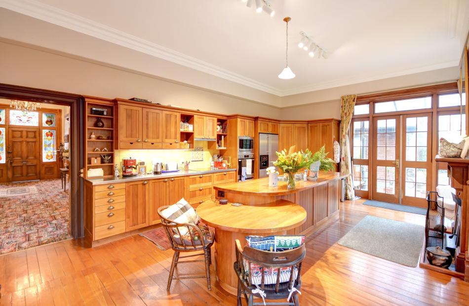 Richard says the kitchen, installed by previous owners, was probably what sold he and Anita on...