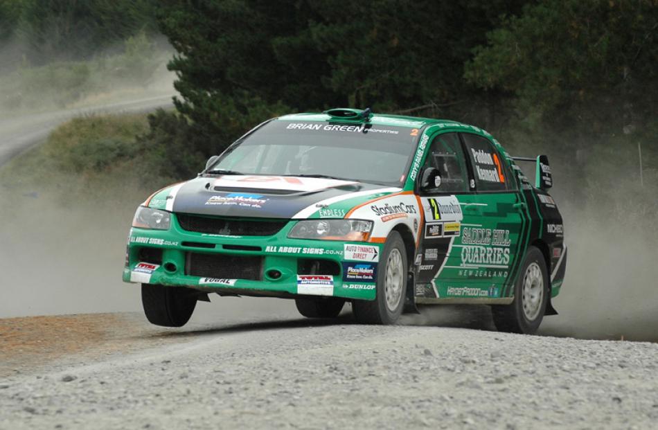 Rally winner Hayden Paddon three-wheels his way to yet another stage win, this time on Sunday’s...