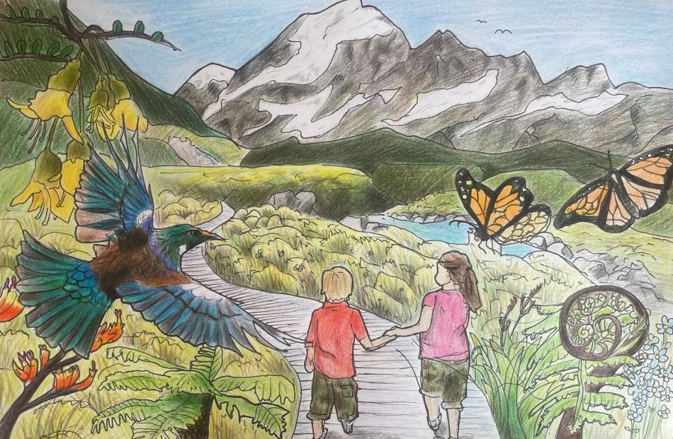 Max Drummond's submission showcases a New Zealand nature scene. Vote at https://www.facebook.com...