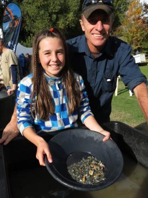 Isobella (10) and Simon Lynn, of Queenstown.
