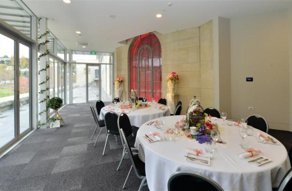 The function area beside the roof terrace.