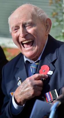 WWII veteran Phil Smith at Montecillo.