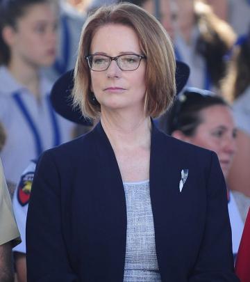 Australian Prime Minister Julia Gillard said no to a meeting in 2011. (Photo by Ian Hitchcock...
