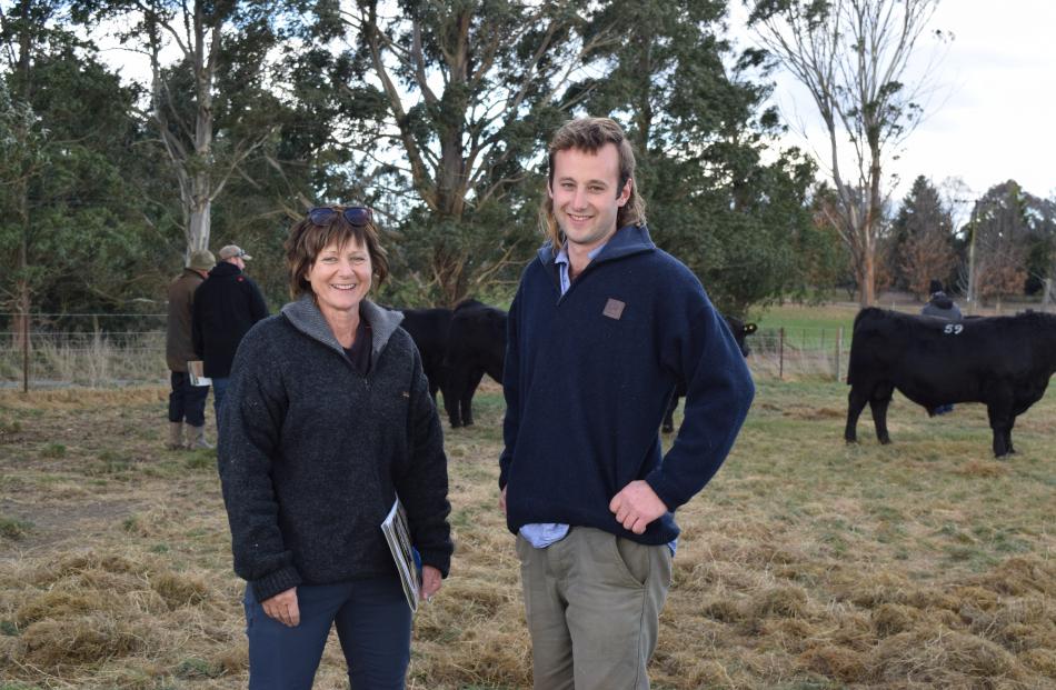 Di Chamberlain and her son Myles Chamberlain, both of Waimate.