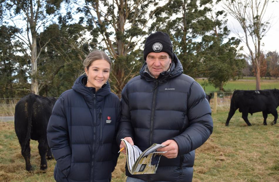 Blair Robertson and his daughter Jess, of Waikoikoi.