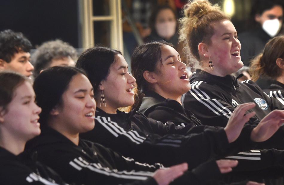 A group performed at Otago Museum as part of Matariki celebrations. PHOTOS: PETER MCINTOSH