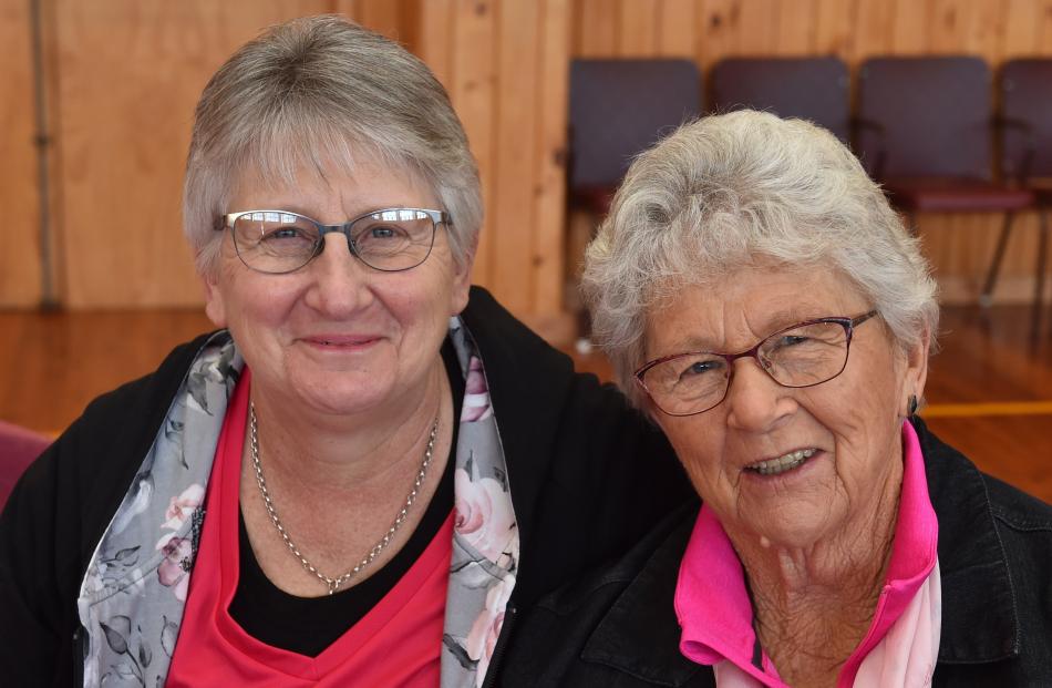 Sharon McCaw (left) and Denise Phillips, both of Palmerston.