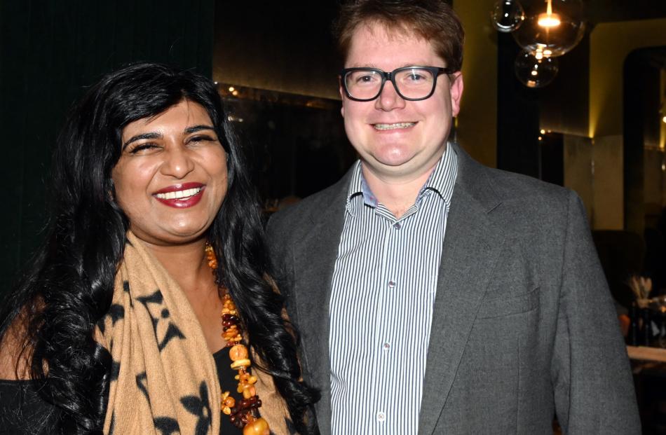 Kumari Valentine and Krzysztof Dzikiewicz, both of Dunedin