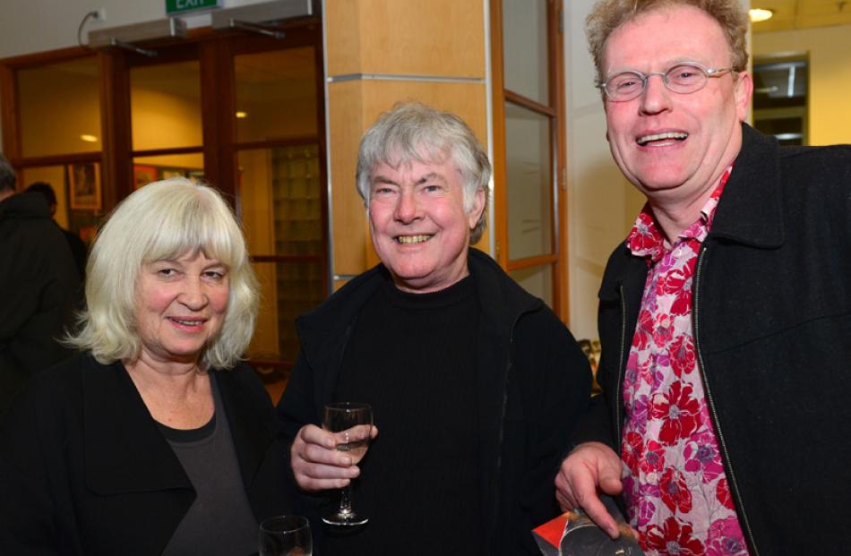 Christine and Roy Colbert, and Simon Vare, all of Dunedin.