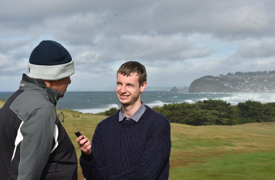 Jeff Cheshire interviews Peter Fowler (58) at Chisholm Park ahead of the 2018 New Zealand Legends...