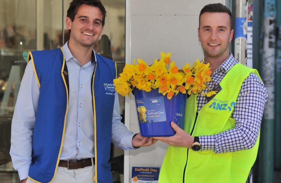 Jared Grove and Sal Martin, volunteers from Fixdex, both of Dunedin.