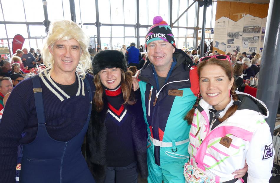 John Bennett, of Sydney, Sue Wernet, of Melbourne, and Jason and Felix Henchman, both of Sydney.