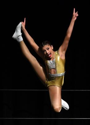Chloe Woodhouse of St Hilda’s Collegiate School performs in the NZCAF senior secondary open...