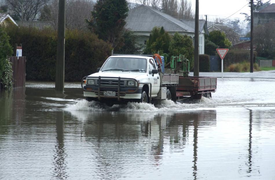 Flooding in Milton.