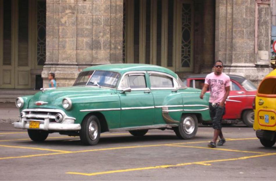 Visiting Cuba one gets the impression that time stopped 50 years ago, with high-fendered...