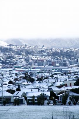 Looking at Dunedin city from John Wilson Ocean Drive in St Kilda. Photo: Luke Juergensen