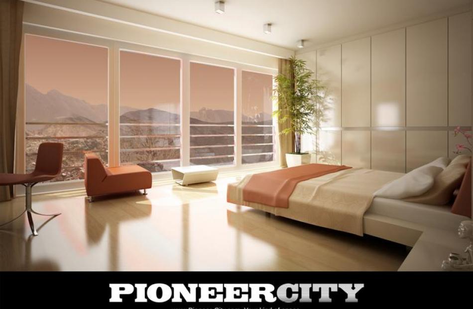 Destination Pioneer City  2011, by Bronwyn Holloway-Smith. Photo courtesy of the artist.