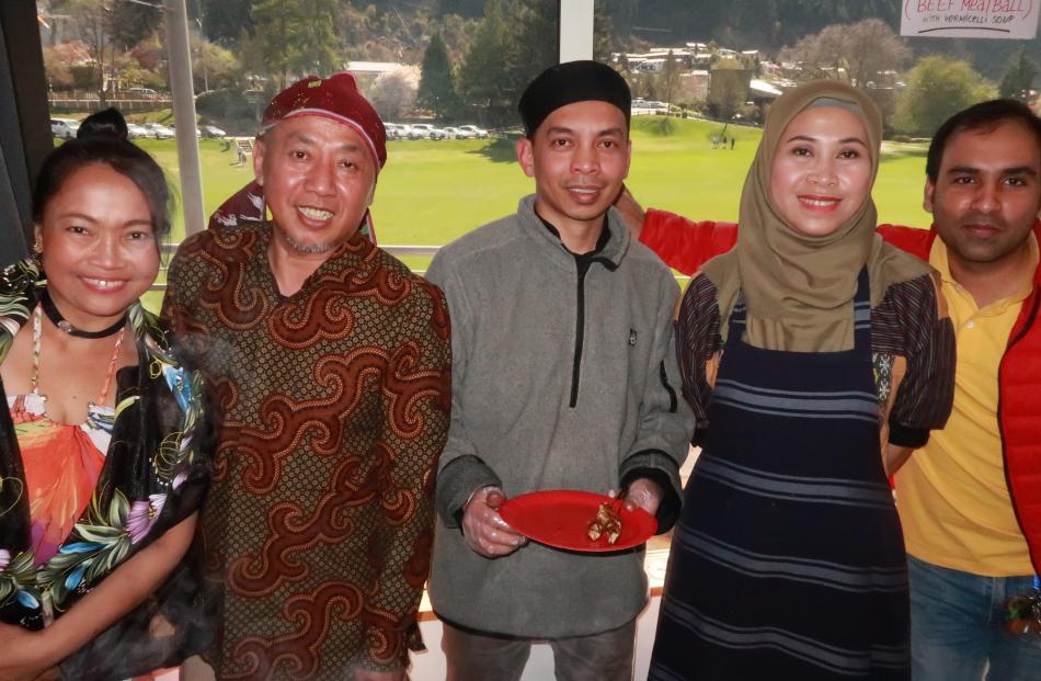 Malou Santos, Sobarna Sobarna, Syamsu Rijal, Sari Sukmadewi and Wajid Sheikh, all of Queenstown.