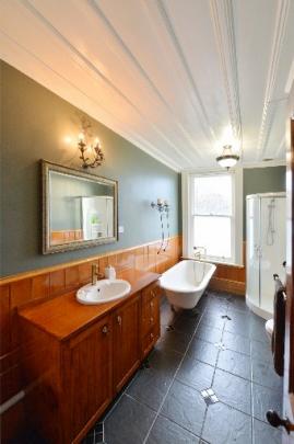 The first-floor bathroom.