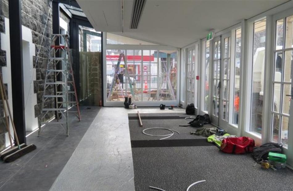 The new atrium space at the H.D. Skinner Annexe allows in plenty of light.