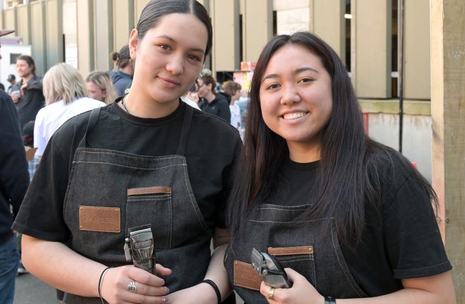 Jade Ngawati (19) and Tekassa Kennedy (18), both of Dunedin.