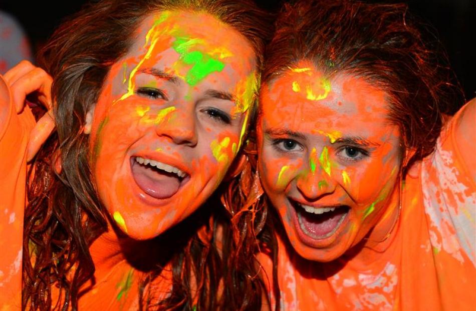 Julia Thurlow (left), of Te Puke, and Ally Kearsley, of Dunedin.