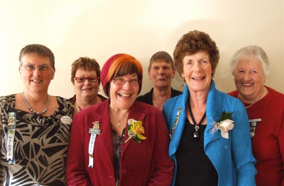 Attending the Glenavy Women's Institute's 80th anniversary celebrations are members (from left)...